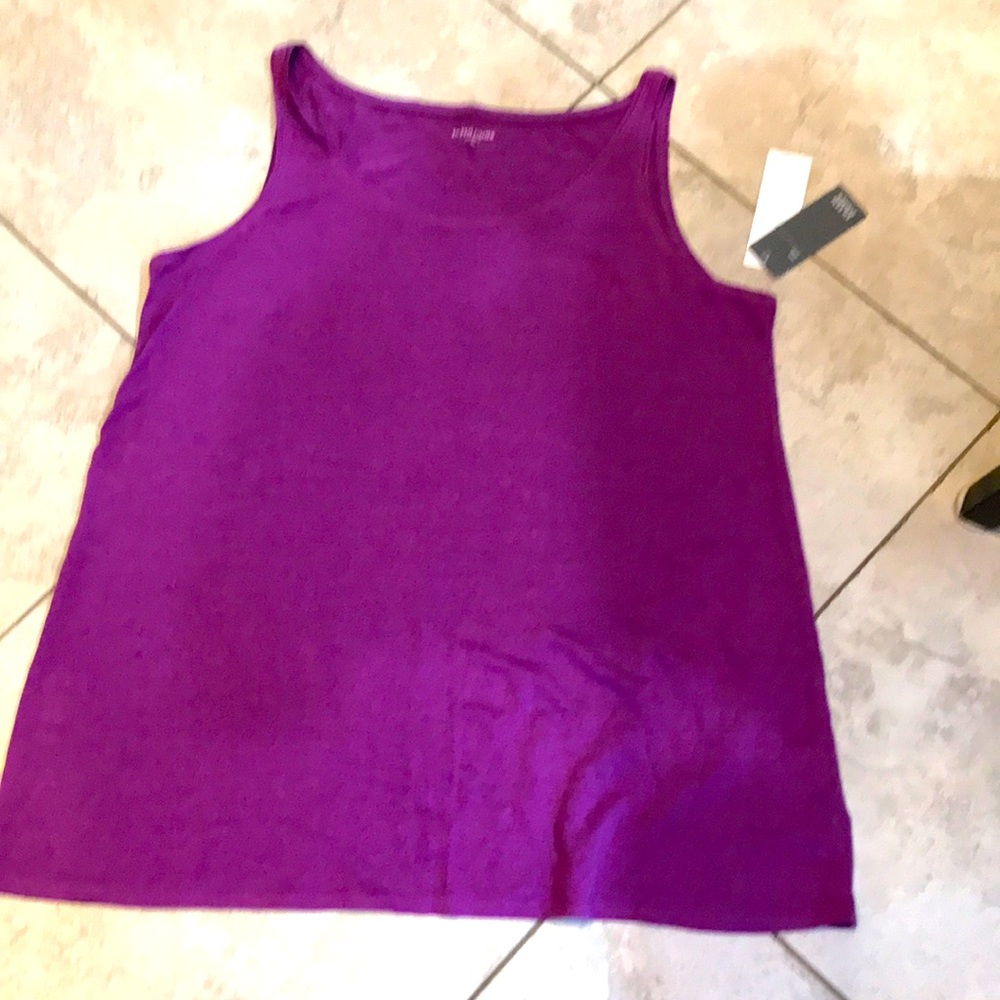 Eileen Fisher Purple long Tank